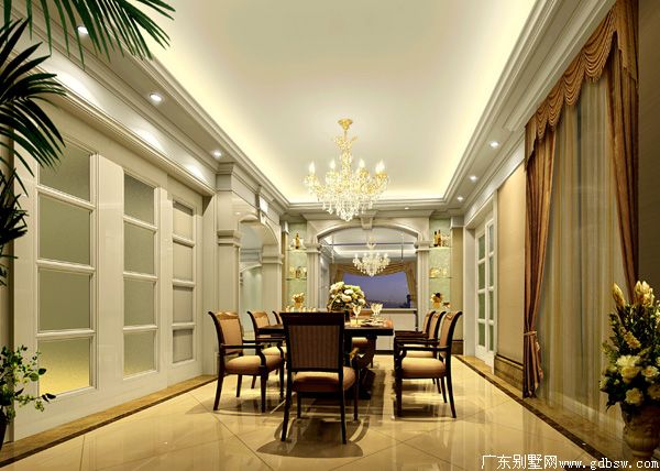 美式别墅:餐厅