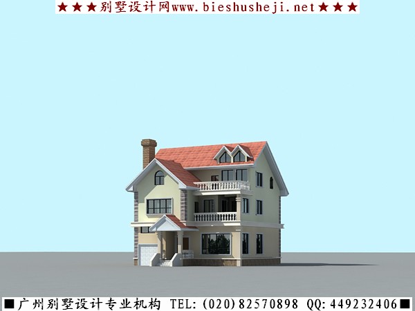 三层别墅外观效果图