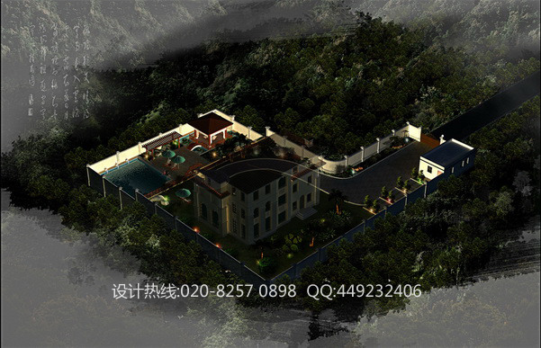 仙女山别墅园林效果图 别墅_建筑_效果图