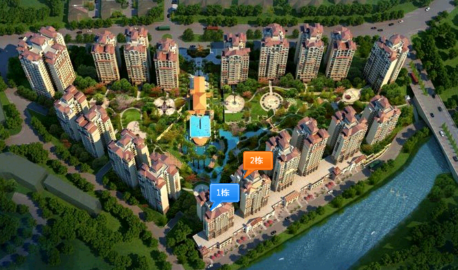 中国美林湖别墅效果图 中国美林湖楼栋信息