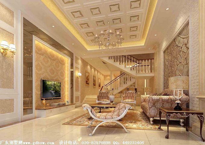 广东欧式别墅装修设计欣赏 广东别墅装修设计公司案例