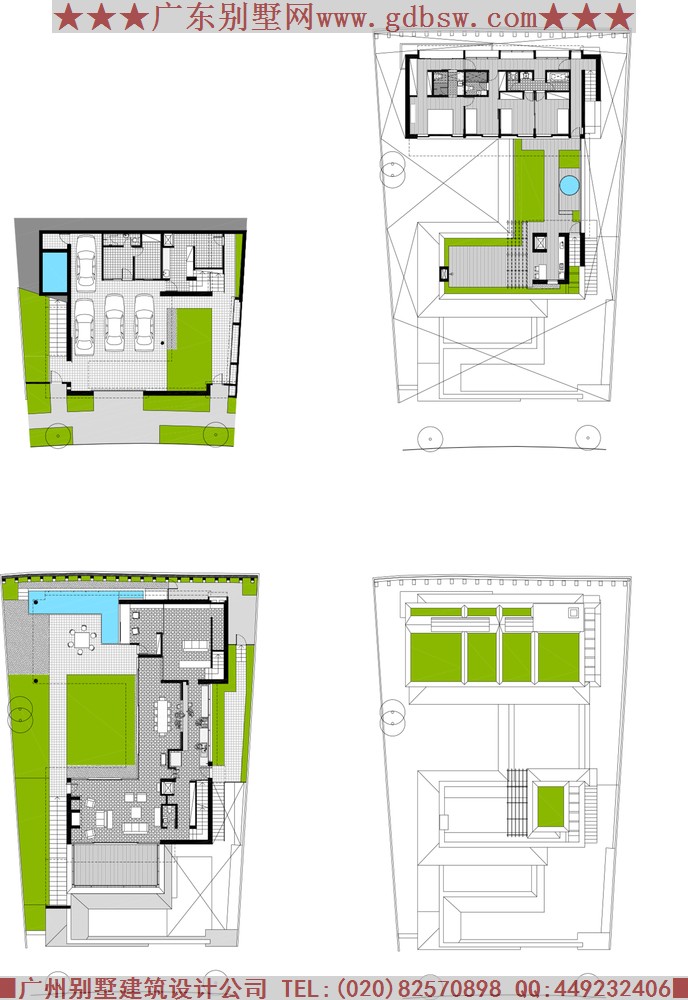 别墅建筑设计平面图