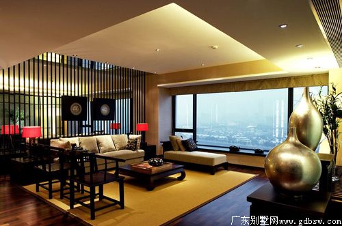 中式别墅效果图
